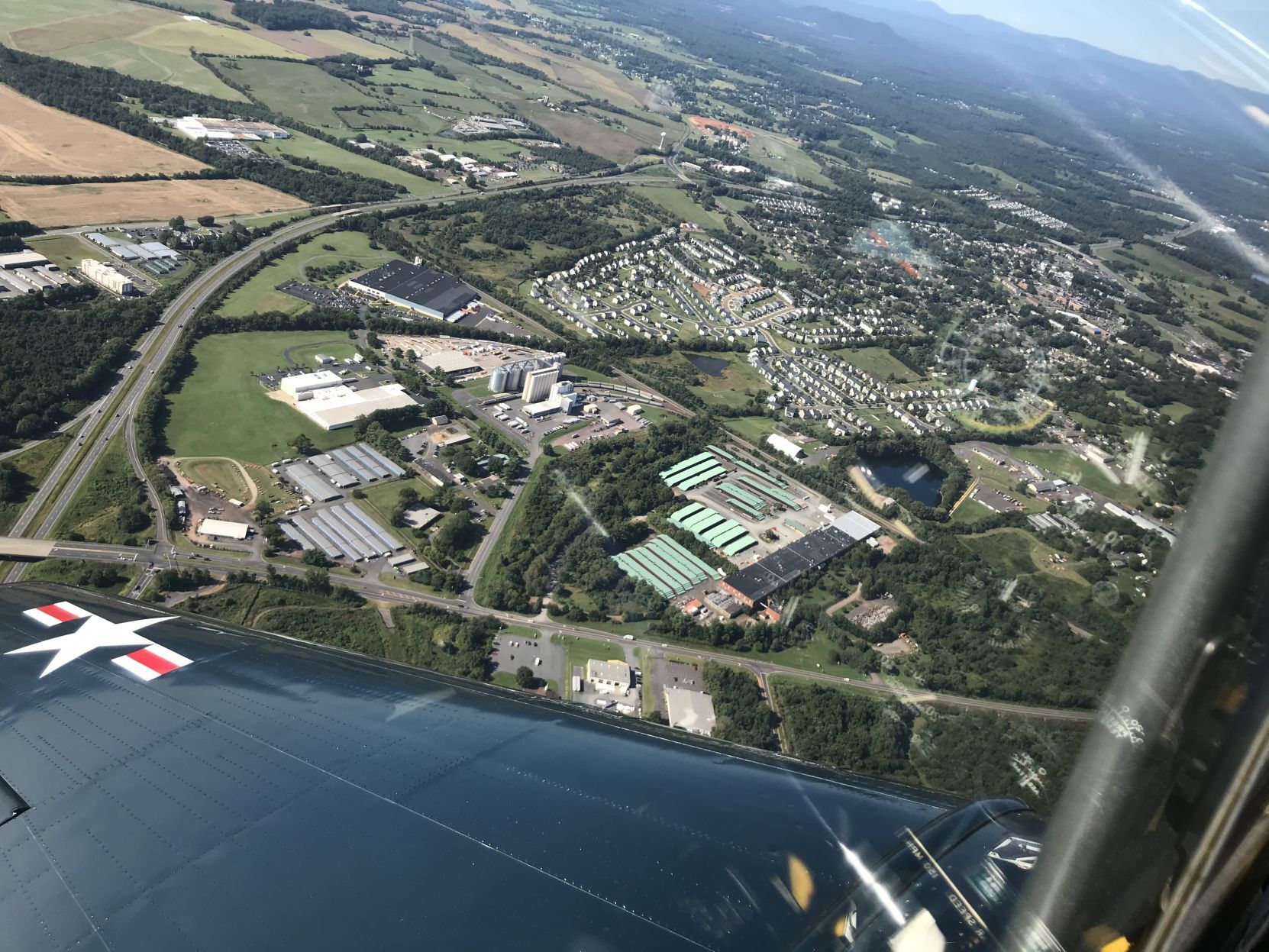 Ardent Mills from a plane